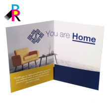 custom well design full color printing presentation folder